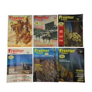 Frontier Times Magazine Lot Of 6 Jan Mar May July Sept Nov 1970 Editions Western